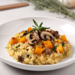 risotto butternut champignon vegan