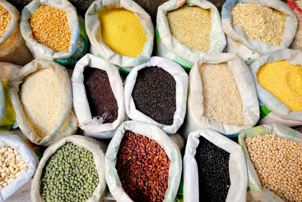 sacs de cereales sans gluten